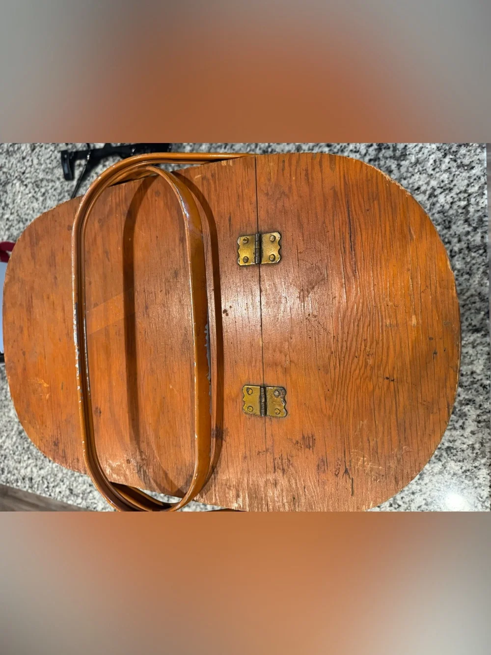 Vintage 1940’s Red-Man picnic basket